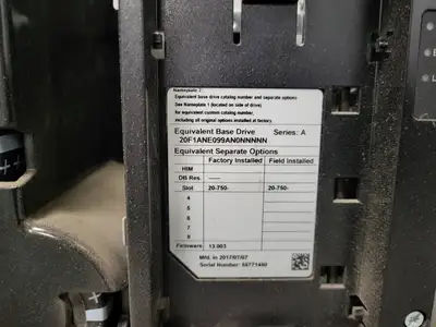 Used ALLEN-BRADLEY 20F1ANE099AN0NNNNN Switchgears British Columbia CA | Lenmark #240755