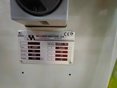 2006 WILLEMIN 408 MT Vertical Machining Centers | Graff-Pinkert (6)