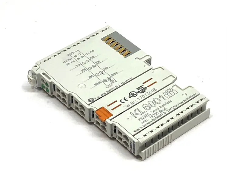 Used BECKHOFF BUS TERMINAL RS‑232 SERIAL INTERFACE MODULE FOR I/O SYSTEM PLC Ethernet Equipment | Maverick Industrial Sales #1103107