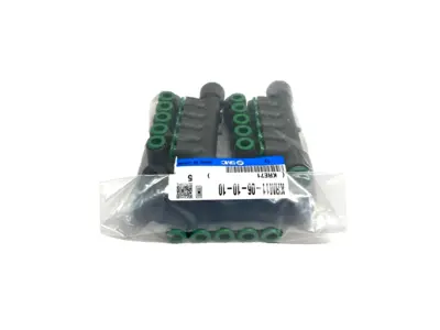 KRM11-06-10-10 | SMC  Pneumatic Fitting Manifold, 6mm Tube O.D. 10mm Port LOT OF 5 - New