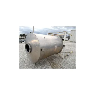 Used Aluminum Cone Bottom Hopper - 150 cu/ft