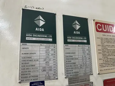 USED AIDA NC1-2000(2)