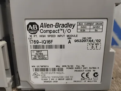 Allen-Bradley 1769-IQ16 PLC Input & Output Modules | ESS Industrial Equipment Sales (6)