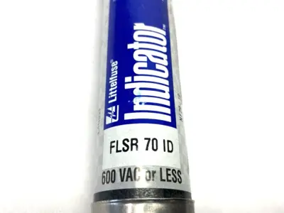 USED LITTELFUSE TIME-DELAY INDICATOR FUSE CLASS RK5 600VAC 70A LOT OF 3