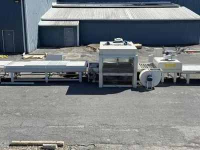 Makor Finishing Line w/ Butfering Sander, Q-One Reciprocating Sprayer, and FASTDRY Curing Oven