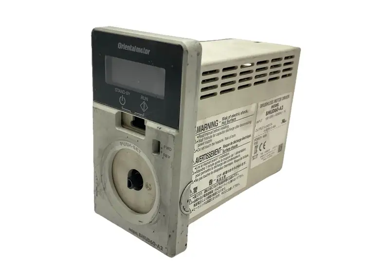 Used ORIENTAL MOTOR BRUSHLESS MOTOR DRIVER SPEED CONTROL 60W MISSING DIAL Motor Controllers Michigan US | Maverick Industrial Sales #1092484
