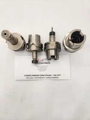 Used LYNDEX HSK63A COLLET CHUCK Misc Industrial Equipment Kentucky US | Aucto #688009