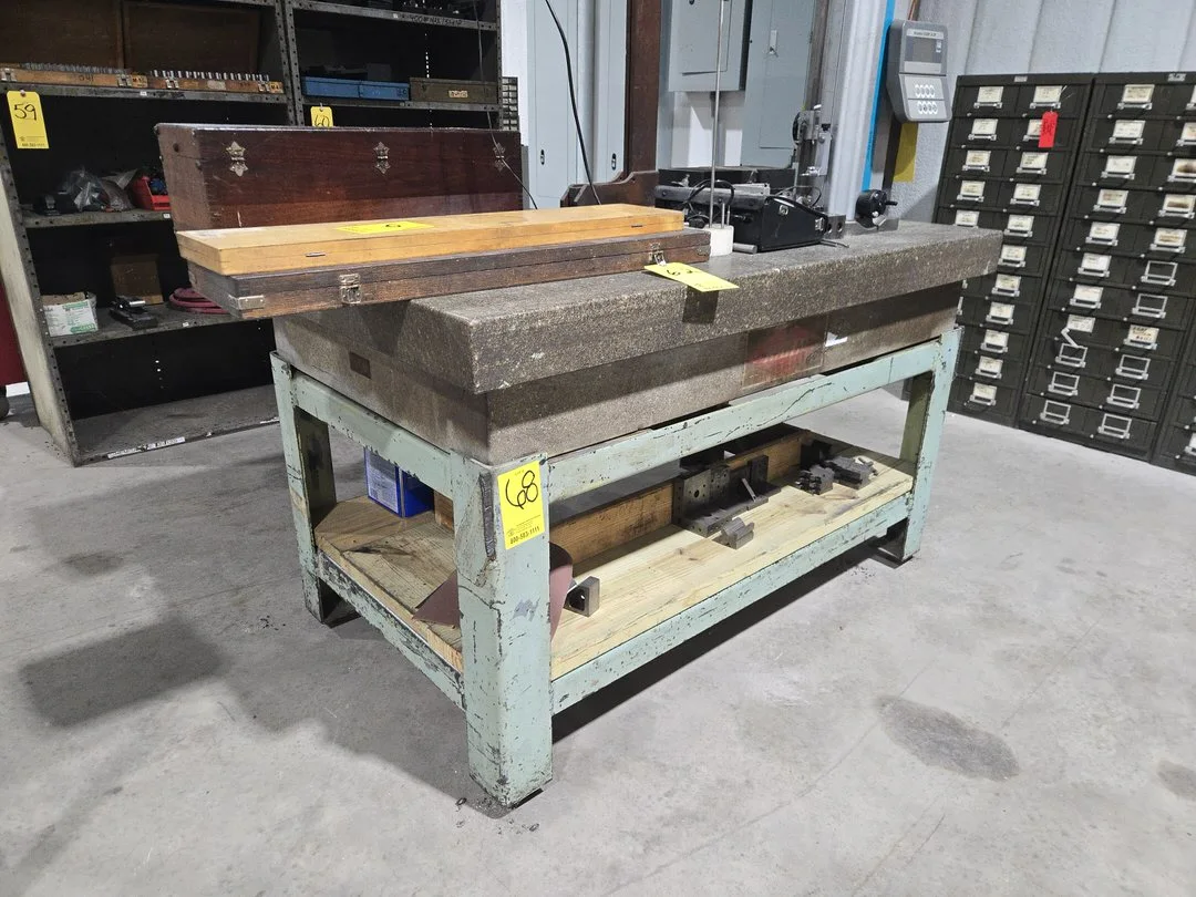 Granite Inspection Table; 60"x36"x36", Granite Thickness 10"