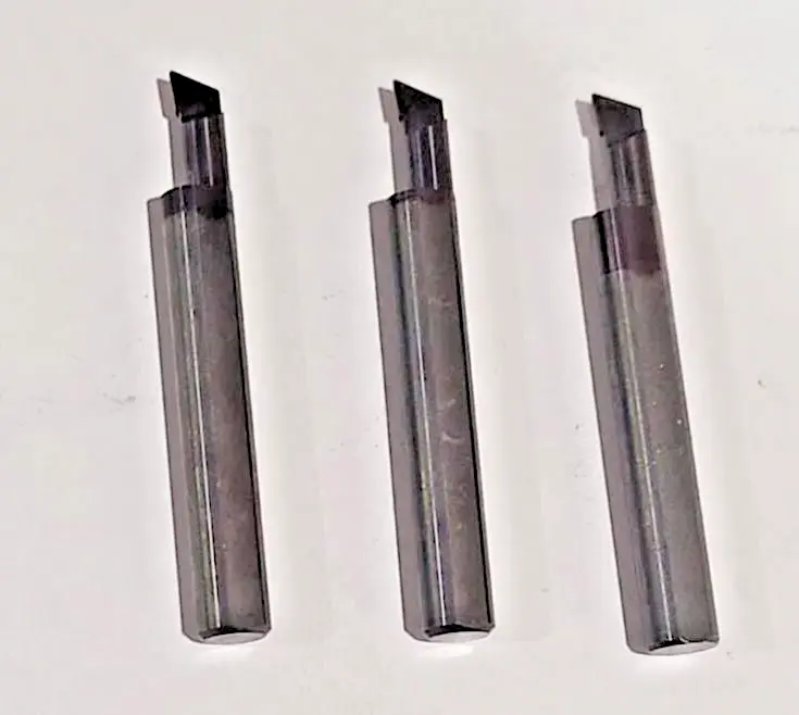 Lot of 3 Solid Carbide Boring Bar Lathe Mill Machinist Tools 5/16 Shank