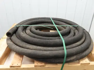 Concord Wildcat 1-1/2" ID x 90' Black Rubber Sandblast Hose 100 PSI H003424