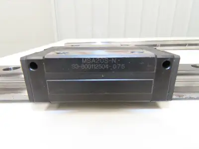 PMI MSA20S-N Linear Rail AMT Linearways w/ 1 Guide Slider 1m Length Lot of 2