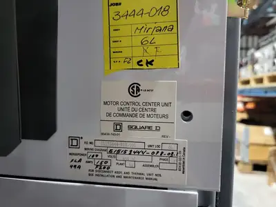 USED SQUARE D MODEL 6