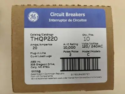 NEW GENERAL ELECTRIC THQP220