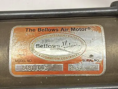 Used BELLOWS B4811003 Motors (misc) | Surplus Asset Holdings #1205334