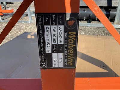 Used WOLVERINE QC4-26-15.7G QUICK COUPLER 4, Hitches Michigan US | Miedema Asset Management Group #1579533