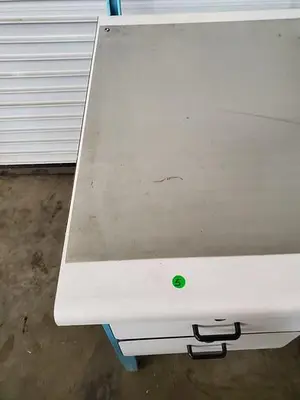WORKBENCH WITH STORAGE AND LIGHT 36''  X 36''