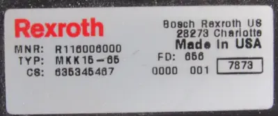 NEW REXROTH R116006000 LINEAR ACTUATOR MKK15-065-NN-2 1340 MM