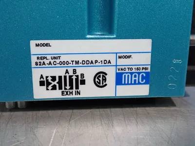 New | in-Stock MAC 82AAC000TMDDAP1DA Pumps Ohio US | HGR 24 #802207