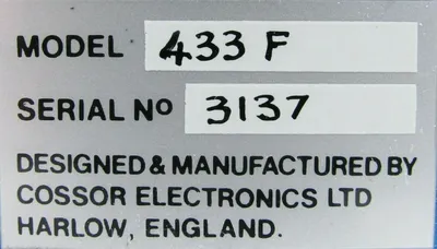 USED MEGGER BIDDLE 433F DIGITAL RADAR CABLE TEST SET