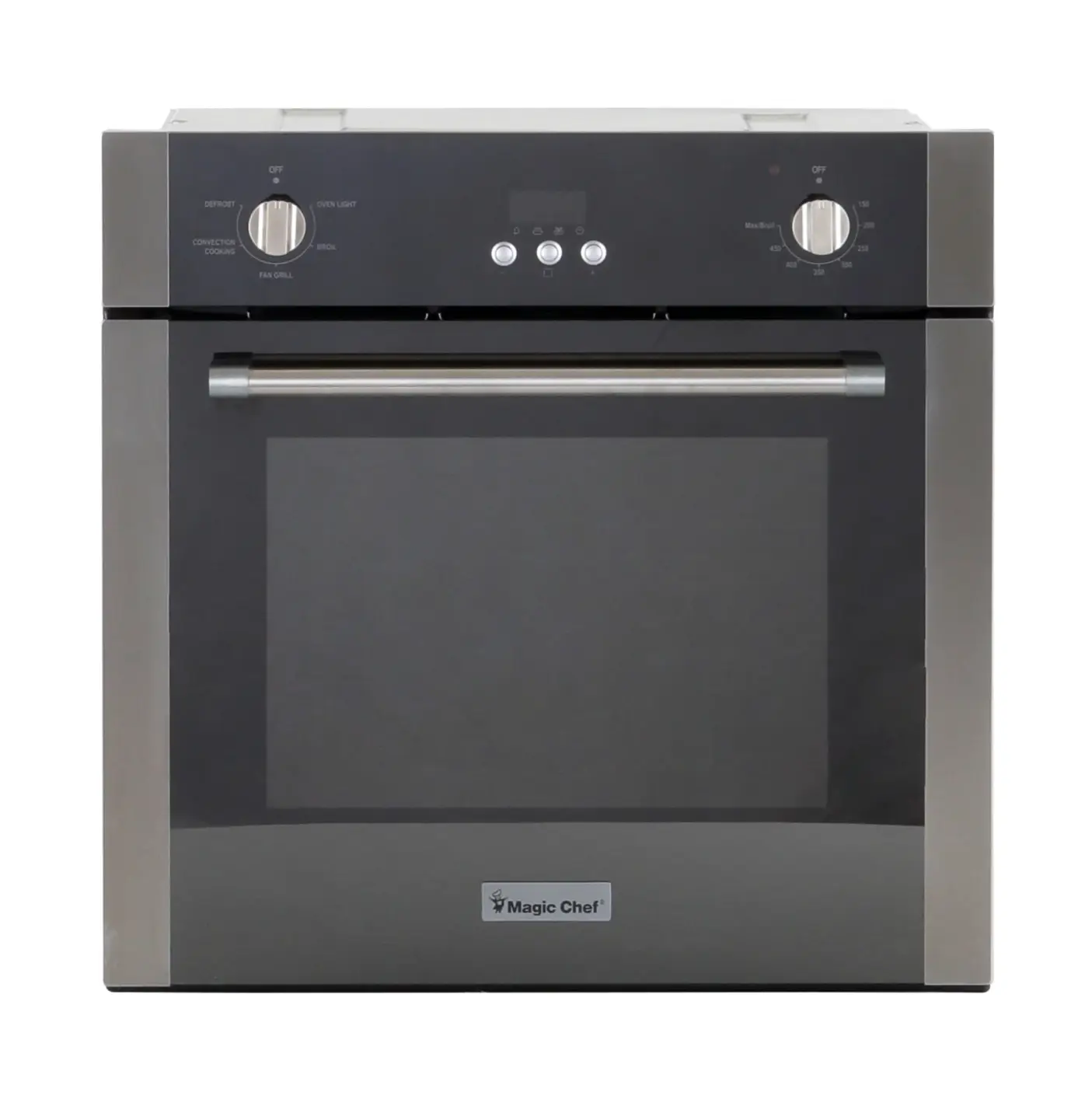 Magic Chef 2.2 CU. FT. SINGLE ELECTRIC WALL OVEN WITH CONVECTION IN STAINLESS STEEL