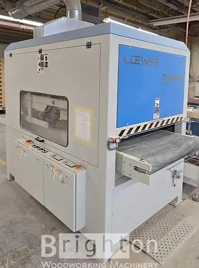 Used 2011 LOEWER DISCMASTER 2DBB COMPACT USED FINISH BRUSH SANDER Finish & Lacquer Sanders Ontario CA | Brighton Woodworking Machinery #477037