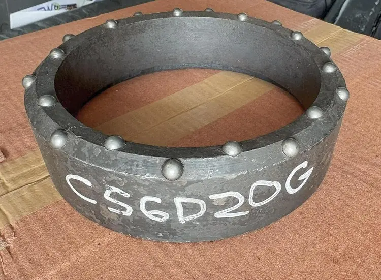 Used AFTERMARKET 6" DUAL ROTARY CASING SHOE – 20 DOMED BUTTONS ASSEMBLY- EXTRA HEAVY DUTY Drilling Attachments Pennsylvania US | East West Machinery & Drilling #1418098