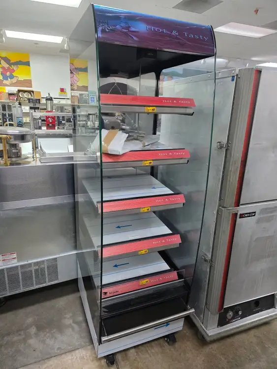 New | in-Stock Fri Jado Old Stock Fri-Jado MD24-5 Heated 5 Shelf Grab N Go Self Service Merchandiser 208V Heated Cabinets & Displays Illinois US | Falcon Restaurant Supply #1374942