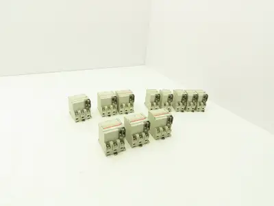 Fuji Electric Circuit Breakers AC/DC | 3/5/10/15A | 2/3-Pole | Mixed Lot of 11