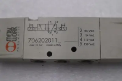 NEW OPEN BOX Metalwork 7062020112 Valve MSV 25 SOB OO 24VDC STK H1586A