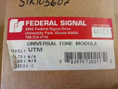 NEW FEDERAL SIGNAL CORPORATION UTM