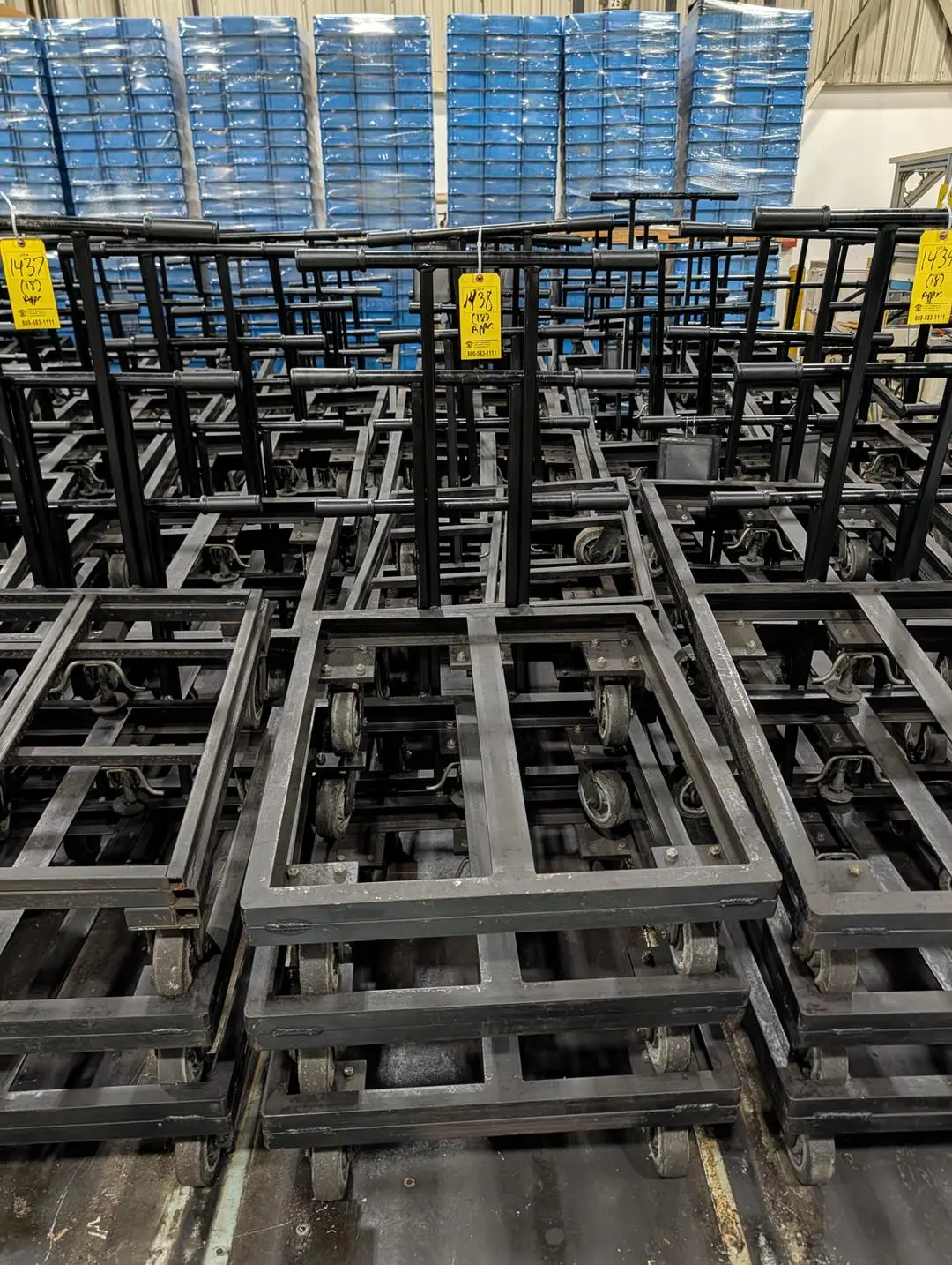 (18) Rolling Material Carts