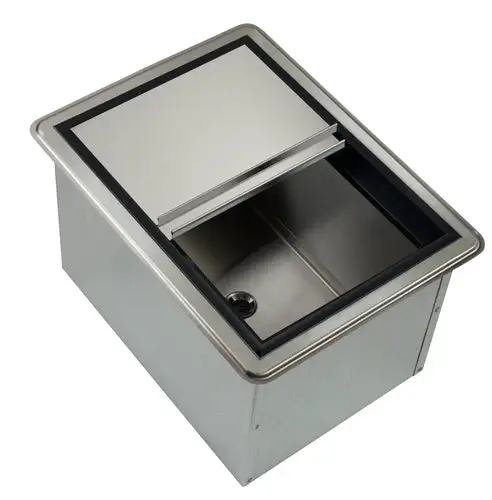 Krowne D278-7 20" x 15" Drop In Ice Bin w/ 50 lb Capacity - Insulated, Stainless
