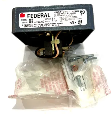 NEW FEDERAL SIGNAL 350-120-30 HORN MECHANISM 120VAC 35012030