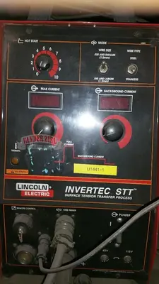 Lincoln Invertec STT Welder with Lincoln LN-742 Feeder
