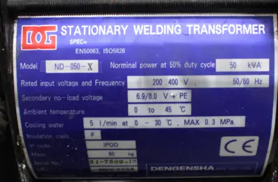 USED DENGENSHA ND-050-X