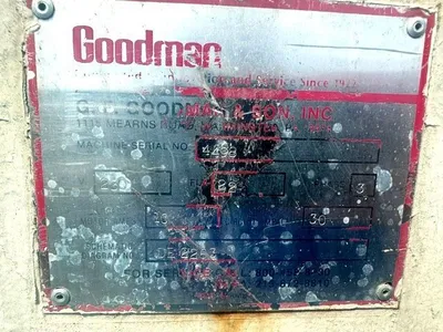 Used GOODMAN 3" Down Stream - Saws | Perry Equipment #454464
