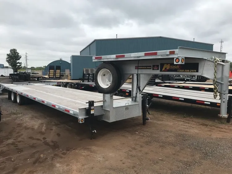 New | in-Stock 2025 Miska 15T Float Gooseneck Cargo Trailers Ontario CA | Title Equipment & Recreation Inc. #803661