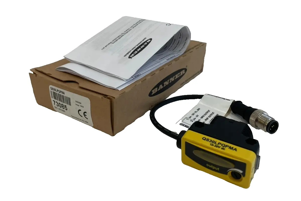 NEW BANNER ENGINEERING QS30LPQPMA POLARIZED BEAM 73085