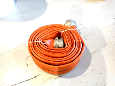 50R450OG | 5" Dia. Orange Industrial Supply Hose, Storz Couplings, 50 FOOT 200PSI - New Other
