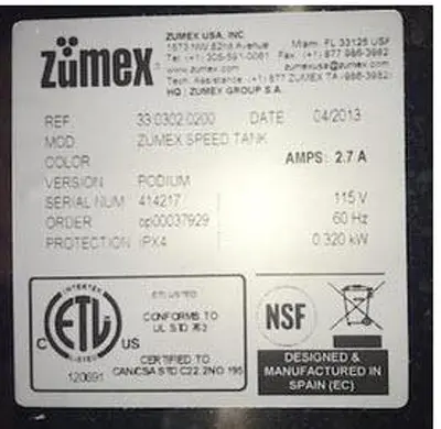 Zumex Juicer