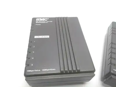Used SMC EZ Switch 10/100 LOT OF 2 PLC Processors Michigan US | Maverick Industrial Sales #1398766