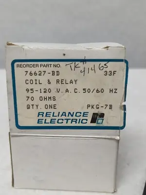 New | in-Stock RELIANCE ELECTRIC 76627-BD Miscellaneous Equipment (Electrical & Power) | Surplus Asset Holdings #1196409