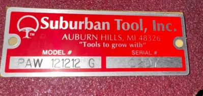 Lot of 2 Pcs Pair Suburban Tool PAW 121212 G Angle Block 12" x 12" x 12" Milled