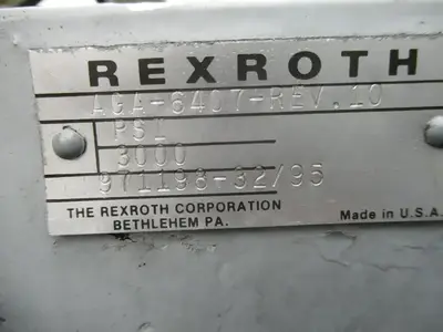 10 HP Airline Hydraulics / Rexroth Power System width Acummulator Manifold 3000 PSI