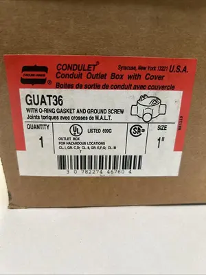 New | in-Stock CROUSE-HINDS GUAT36 Miscellaneous Equipment (Electrical & Power) Ohio US | Surplus Asset Holdings #1243952