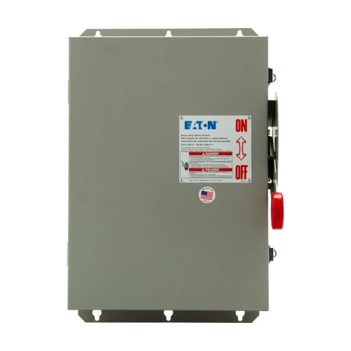 Eaton DH421FGK Heavy Duty Single-throw Fused Safety Switch, 30 A, NEMA 1 [New]