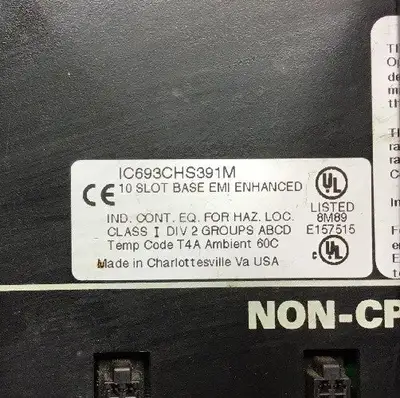 USED GE Fanuc 10 Slot PLC Backplane Rack