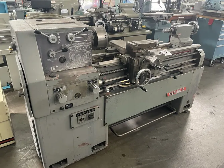 Used REPUBLIC LAGUN 14″ X 40″ Gap Lathes California US | Wheeler Machinery Sales #1259787