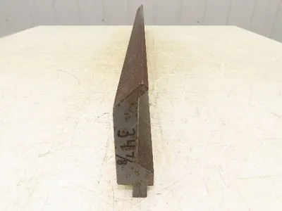 Press Brake Gooseneck Punch Die 34-7/8" Long 90° V 1/4" Finger 3-3/4" H