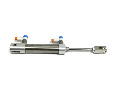 Used SMC ROUND BODY AIR CYLINDER 16MM BORE 150MM STROKE Pneumatic Cylinders Michigan US | Maverick Industrial Sales #1092666
